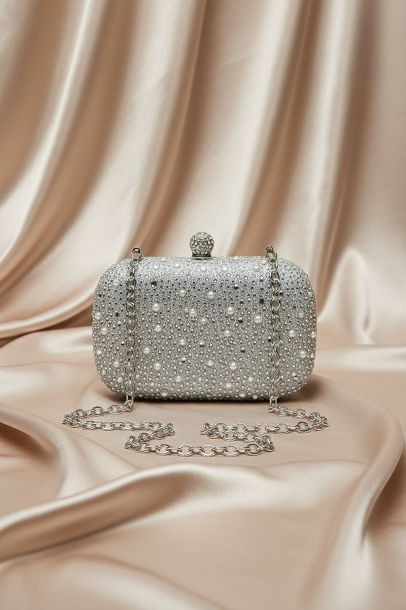 Crystal Royale Box Clutch