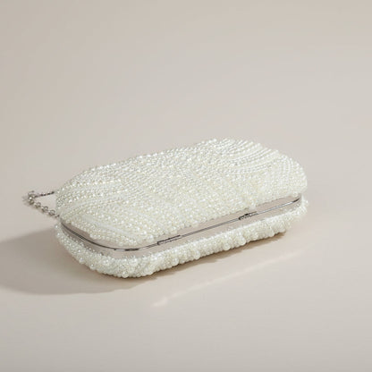 Pearl Wave Evening Bag
