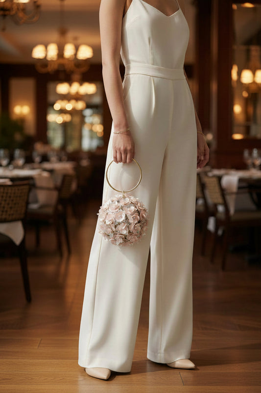Mini Sequin Flower Evening Bag