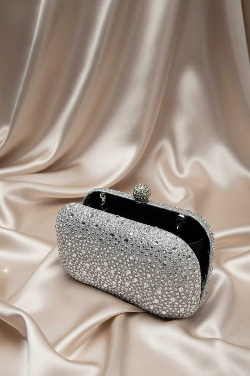 Crystal Royale Box Clutch
