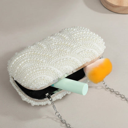 Pearl Wave Evening Bag
