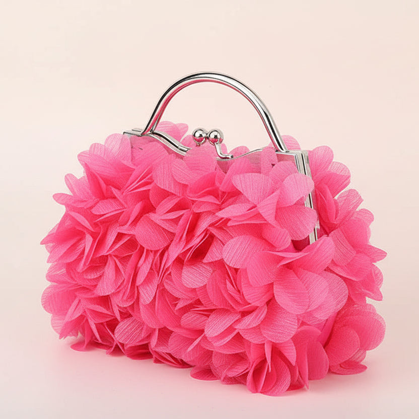 Romantic Handbag Metal Handle