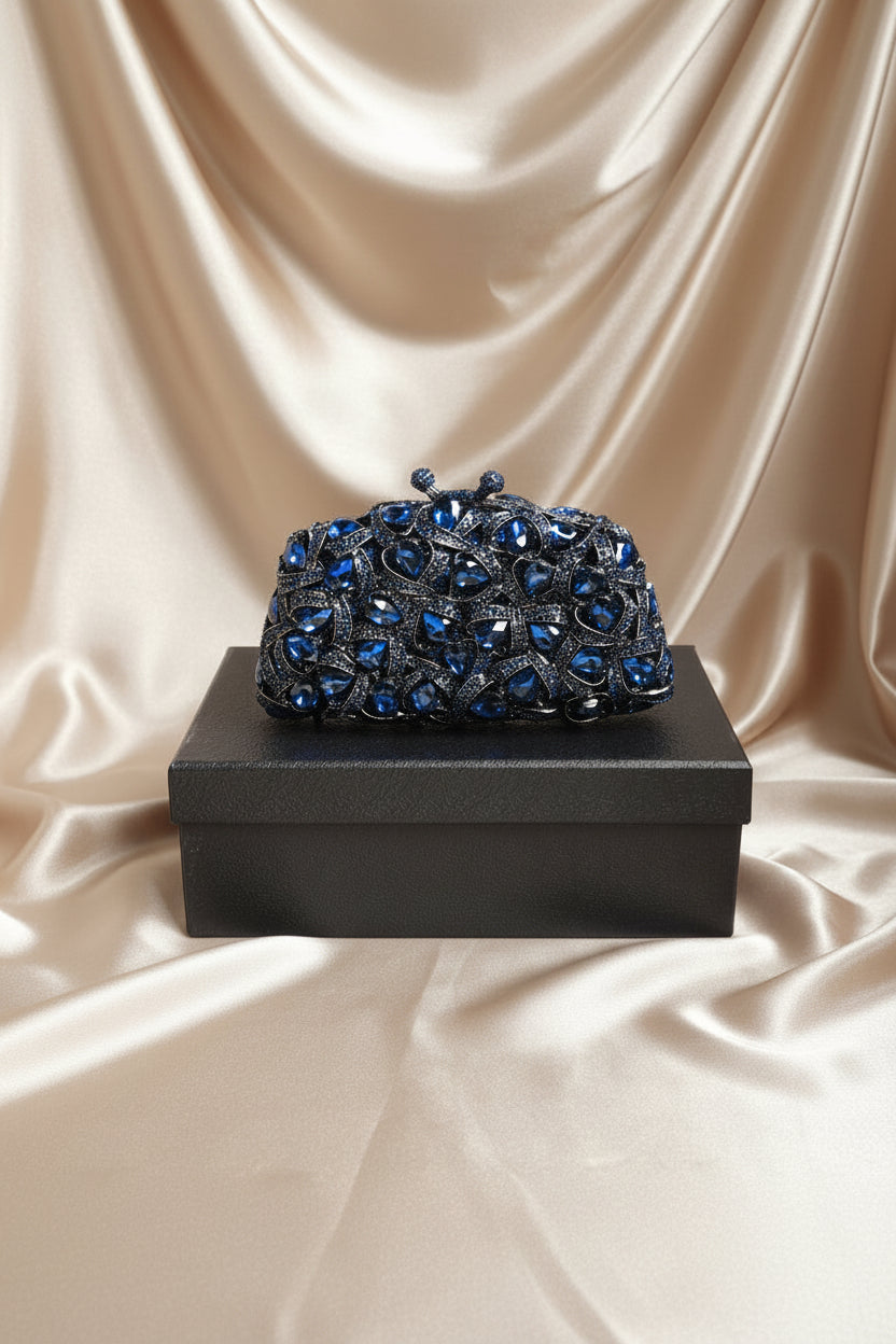 Sapphire Starlight Luxe Clutch