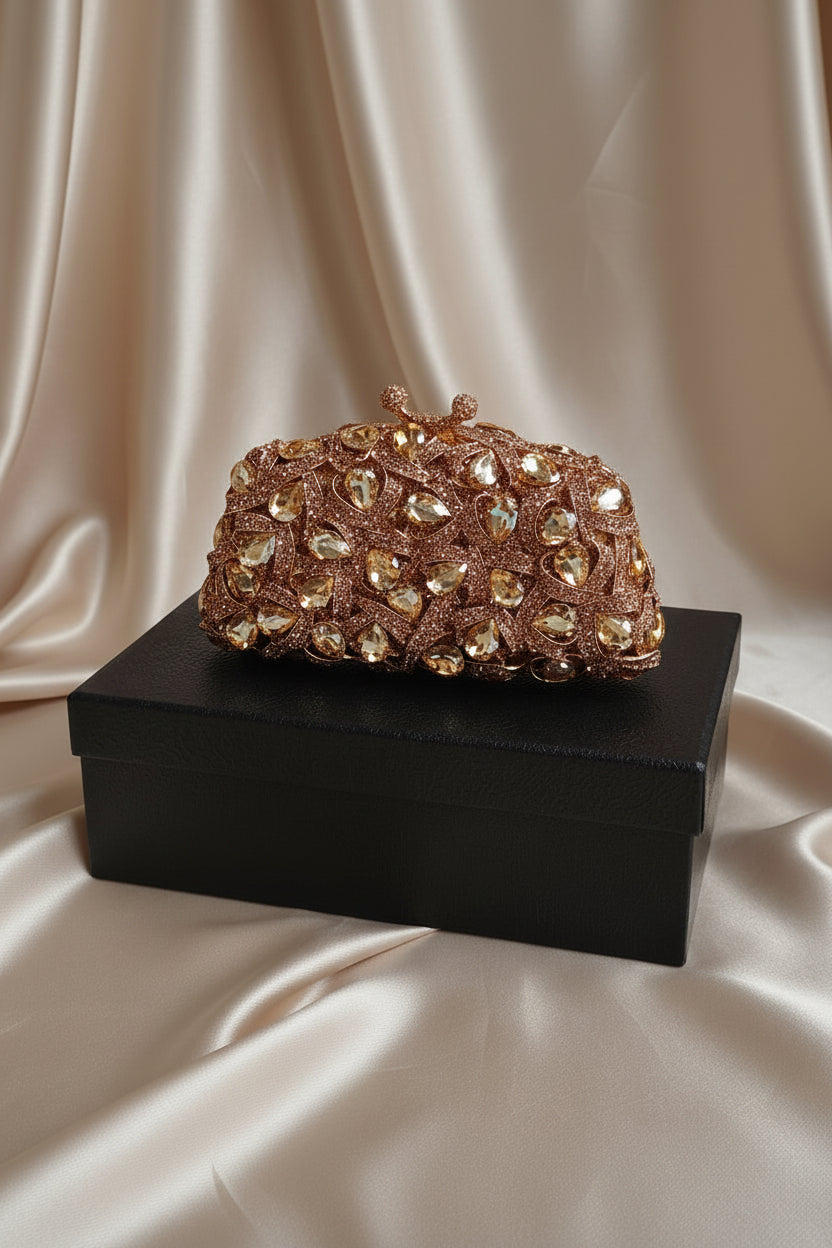 Sapphire Starlight Luxe Clutch