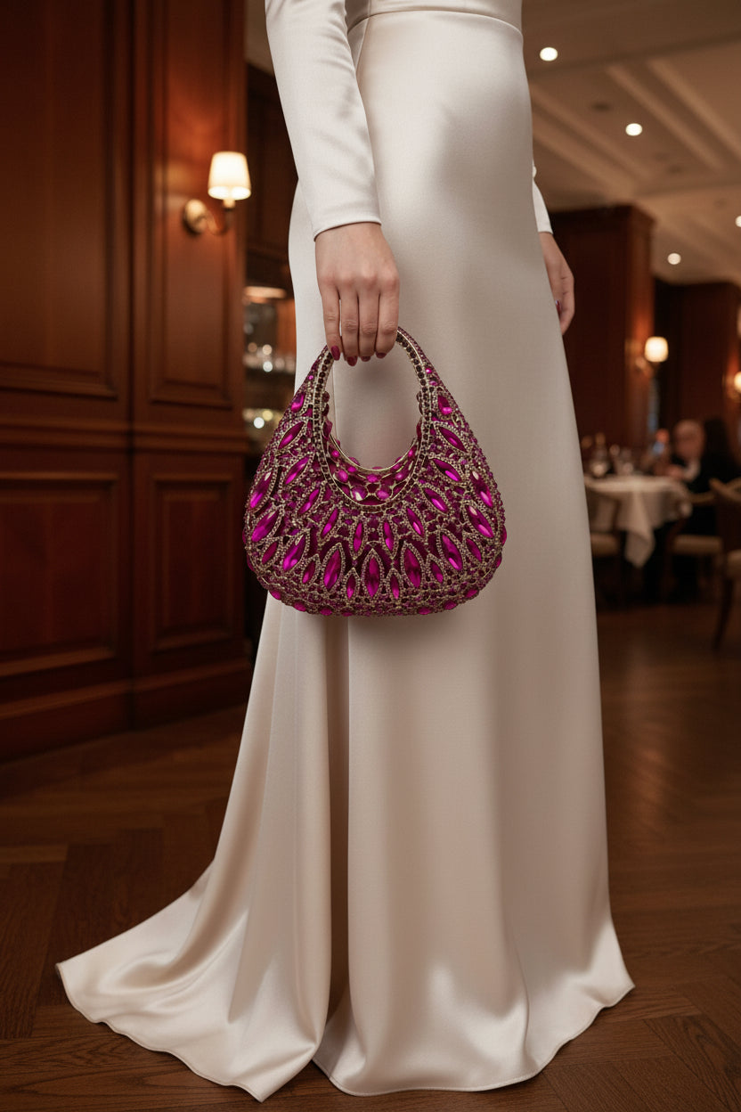 Starlight Empress Crystal Clutch Bag