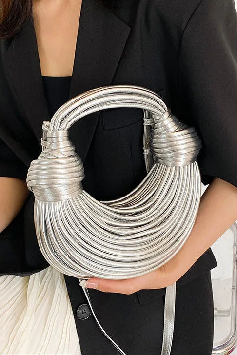 The Aurelia Gold Sculpt Hobo Bag