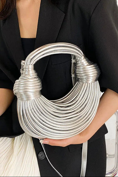 The Aurelia Gold Sculpt Hobo Bag