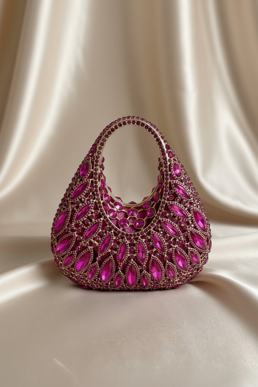 Starlight Empress Crystal Clutch Bag