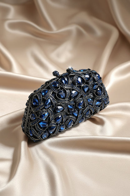 Sapphire Starlight Luxe Clutch