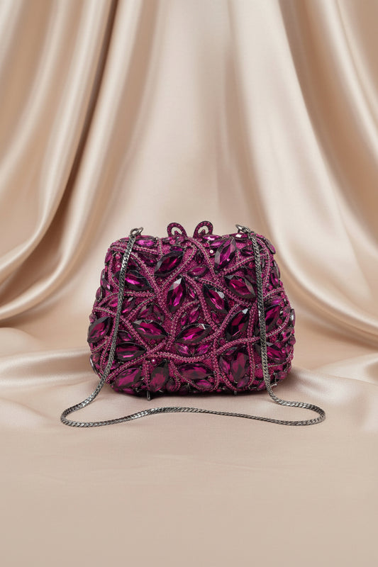 Emerald Enchanté Crystal Clutch