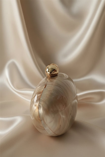 Marble Acrylic Box Clutch