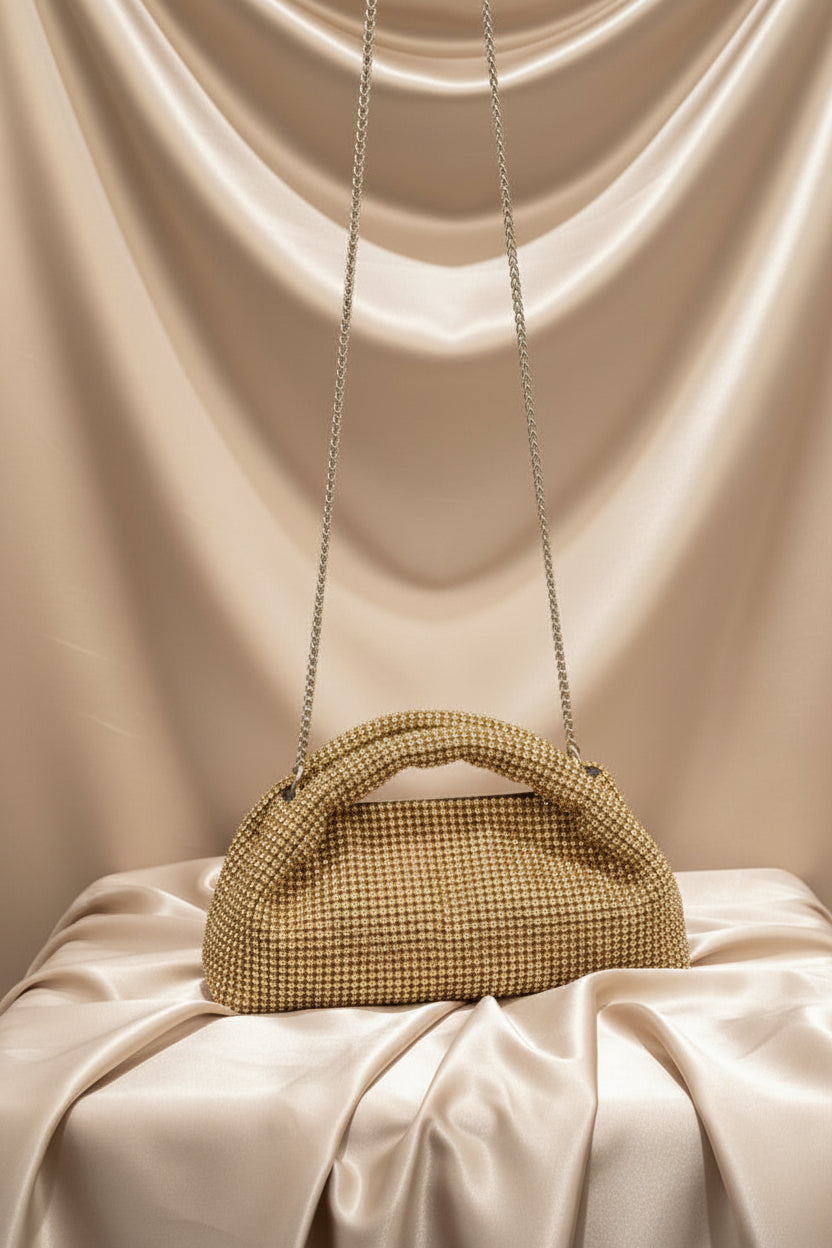 Rhinestone Evening Clutch Bag