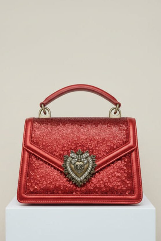 Devotion glitter handbag