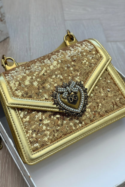 Devotion glitter handbag