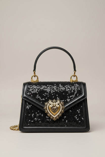 Devotion glitter handbag
