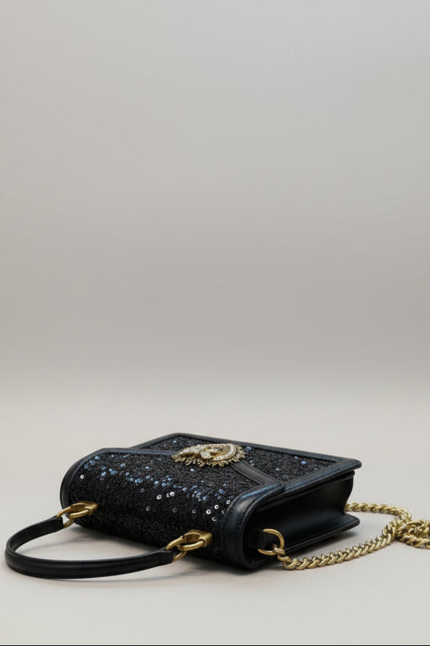 Devotion glitter handbag