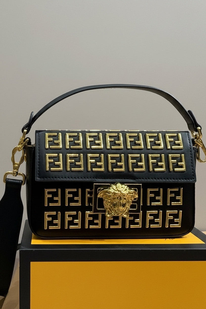 Baguette Logo Pequin Bag