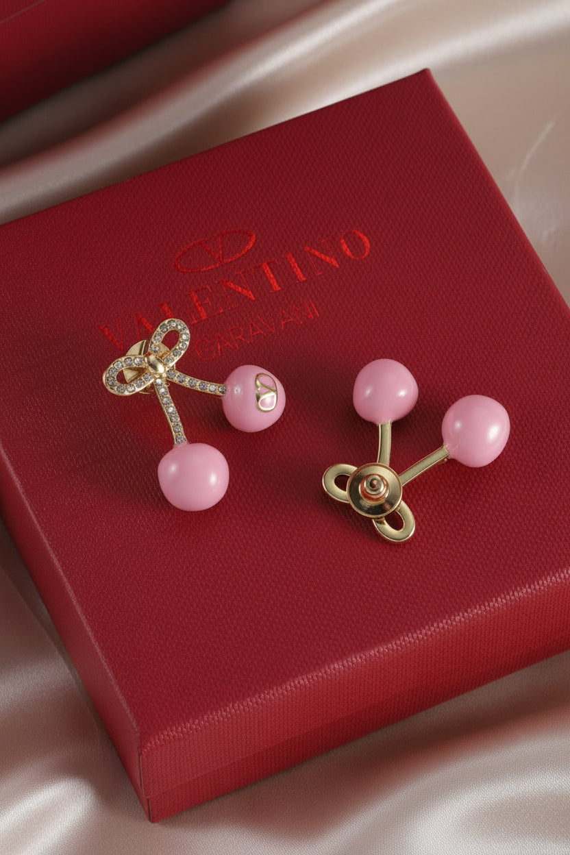 Pink Cherry Jewelry Set