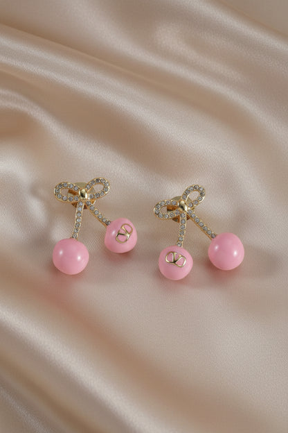 Pink Cherry Jewelry Set