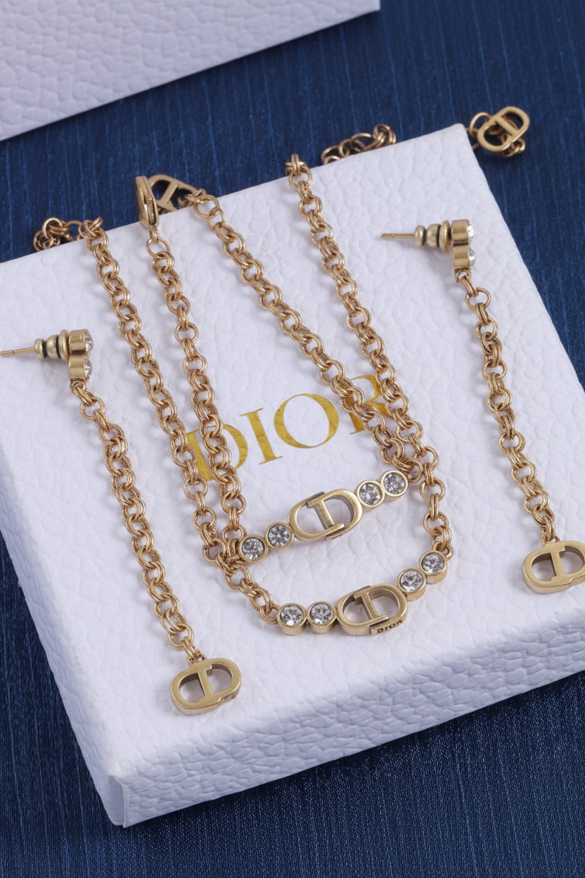 Golden Icon Charm Set