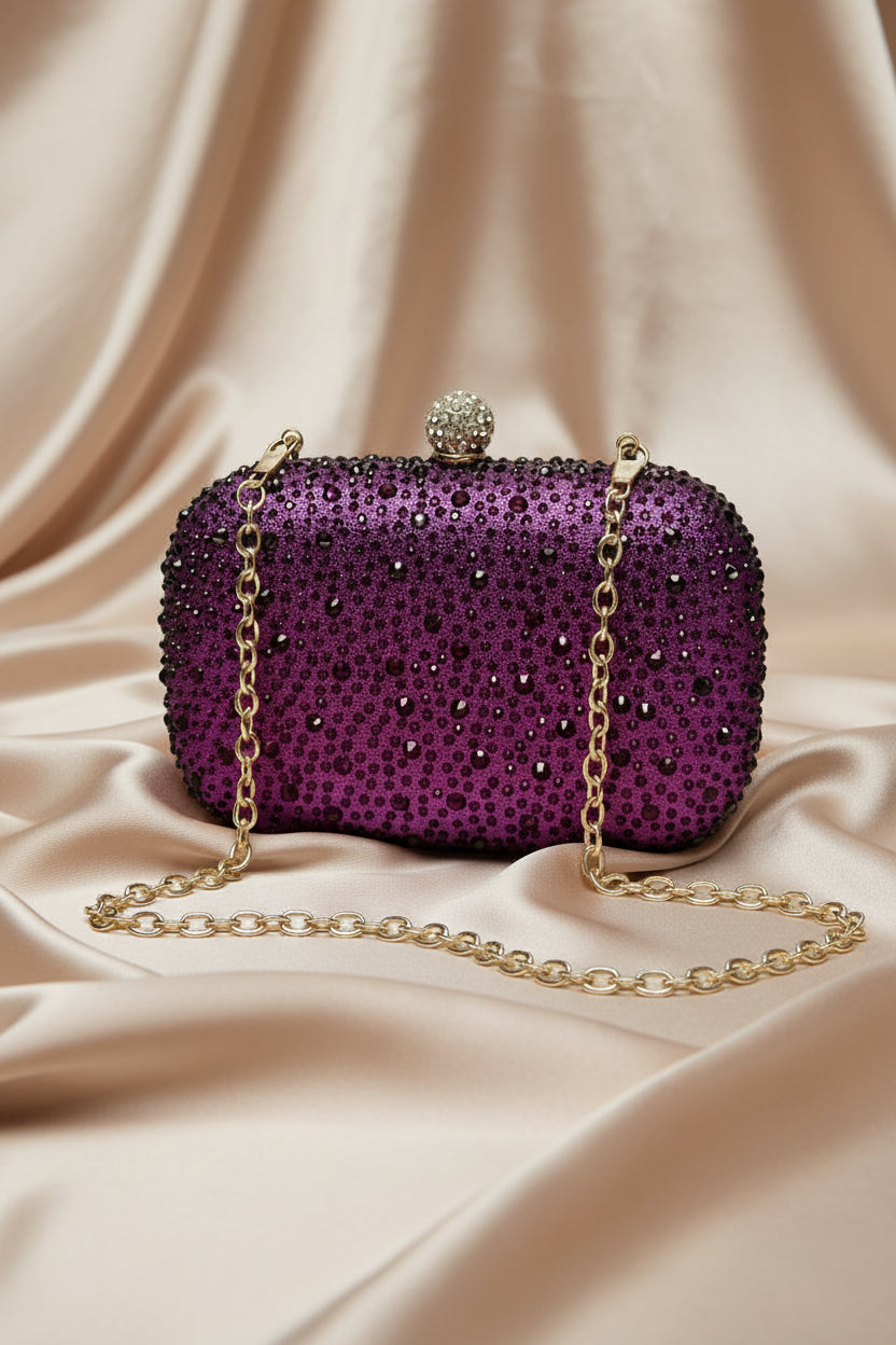 Crystal Royale Box Clutch