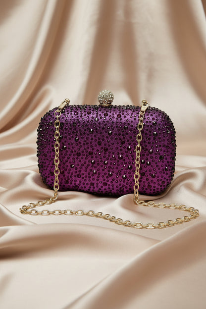 Crystal Royale Box Clutch