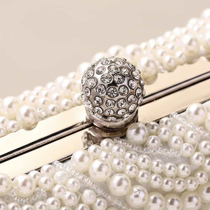Pearl Wave Evening Bag