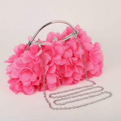 Romantic Handbag Metal Handle