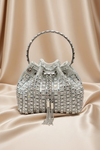 Starluxe Diamant-Glitzer-Clutch