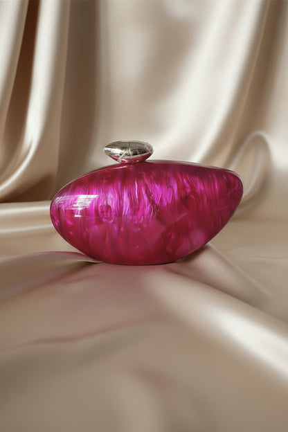 Marble Acrylic Box Clutch