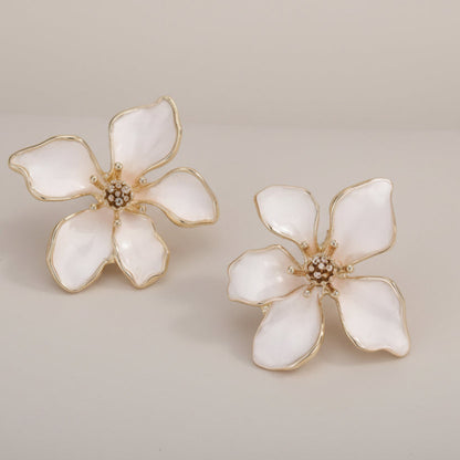 Floral Elegance Drop Earrings